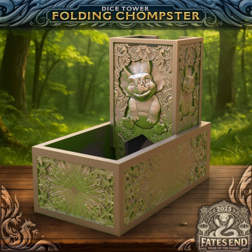 Folding Chompster Dice Tower